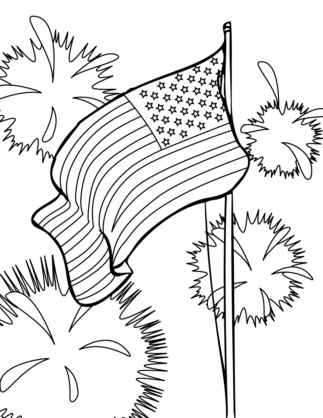 Challenge 4th Of July Coloring Sheets Printable Fourth Pages 8 1275x1650 Challenge 4th Of July Coloring Sheets Printable Fourth Pages 8