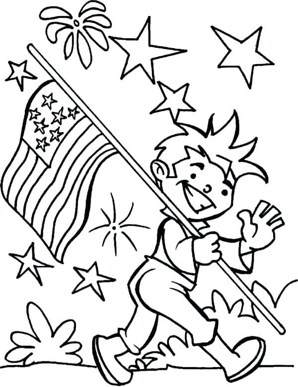 600x779 Fourth Of July Coloring Pages Funny Fourth Coloring Page Free