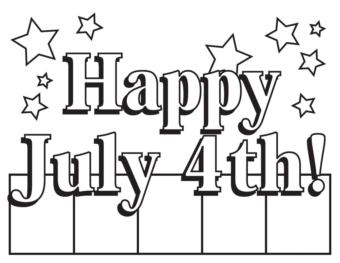 1096x847 Free Fourth Of July Coloring Pictures Printable Pages 14 553