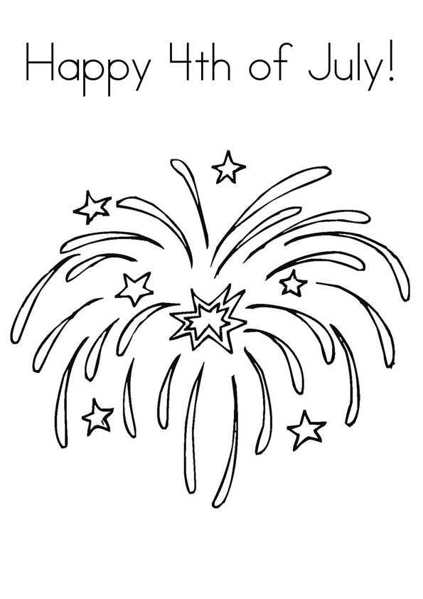 595x842 Happy 4th Of July Coloring Pages 2017