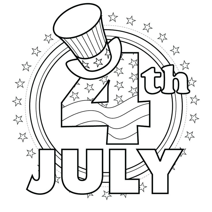 736x736 4th July Printable Coloring Pages Best Happy Images On Free Kids