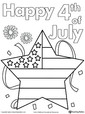 300x400 Printable Fourth Of July Coloring Pages 11