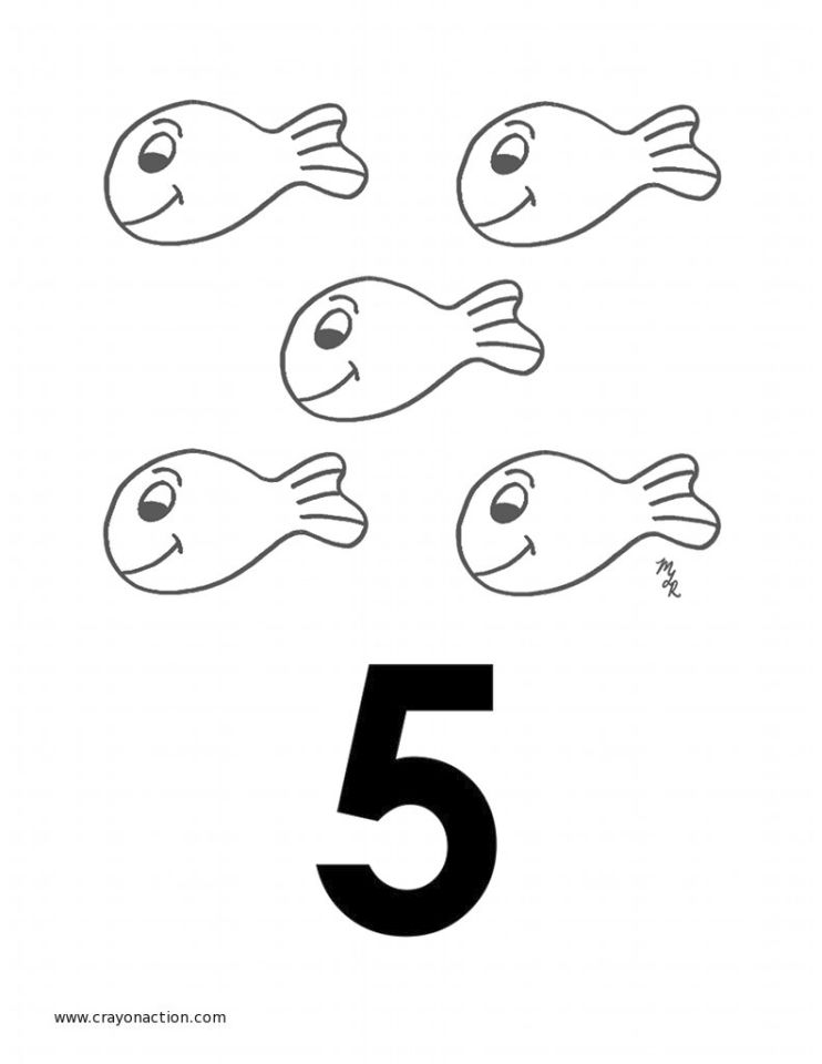 Get This Number 5 Coloring Page 742x960 Get This Number 5 Coloring Page