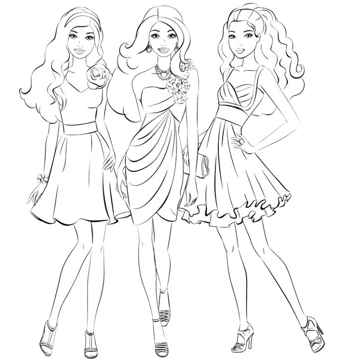 Barbie Coloring Pages Gratis Barbie Colour Page 5 Dibujos Para 716x730 Barbie Coloring Pages Gratis Barbie Colour Page 5 Dibujos Para