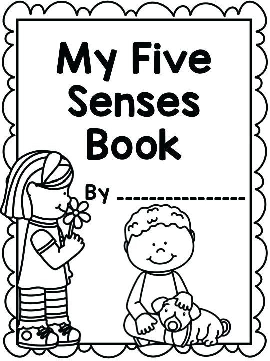 540x720 Five Senses Coloring Pages 5 Senses Coloring Pages The Five Senses