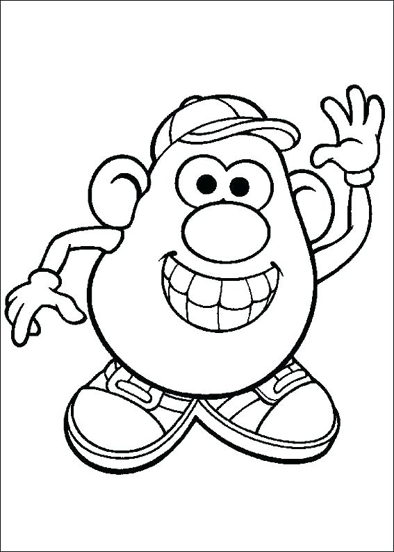 567x794 5 Senses Coloring Pages 5 Senses Coloring Pages Potato Head