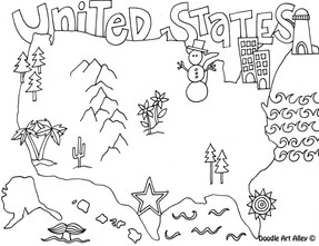 States Coloring Pages 287x221 States Coloring Pages