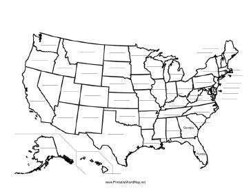 50 States Coloring Pages at GetColorings.com | Free printable colorings ...