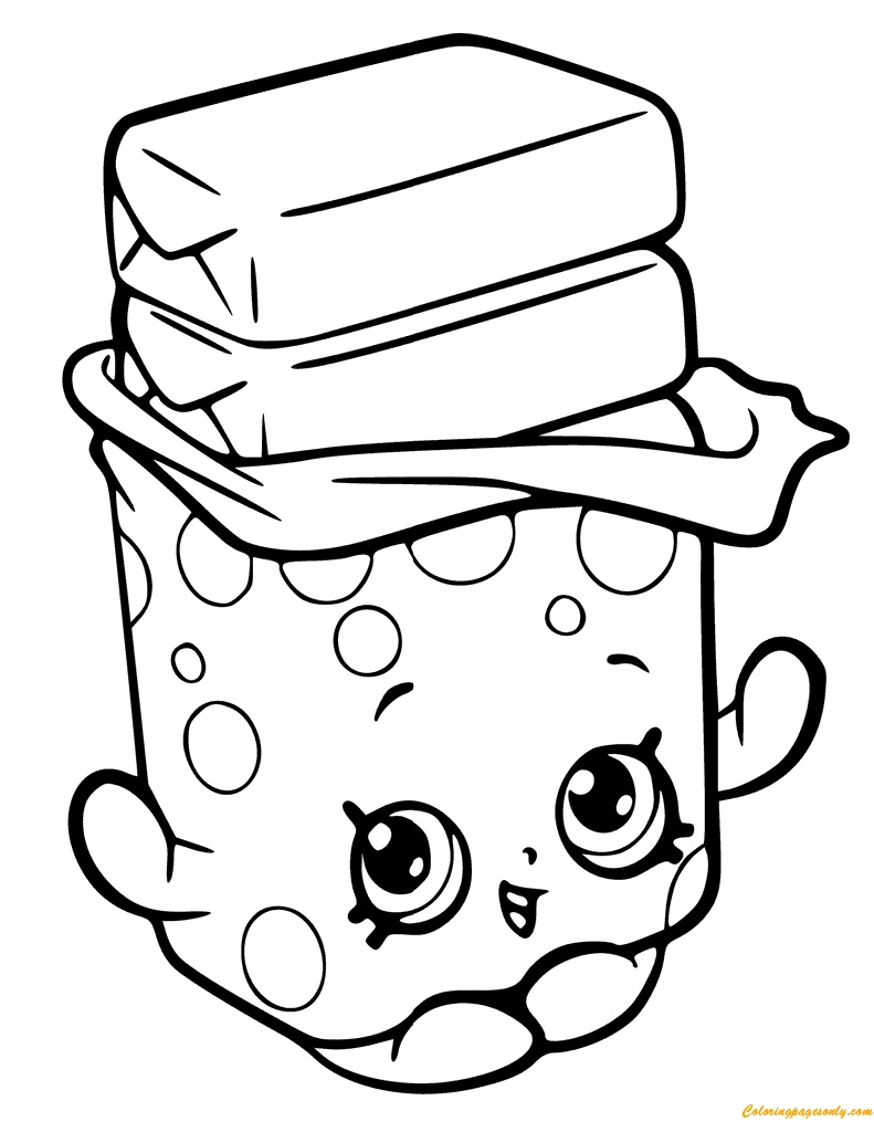 791x1024 Unique Shopkins Free Coloring Pages Gallery Printable Coloring Sheet