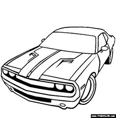 Drawn Car Challenger 236x241 Drawn Car Challenger