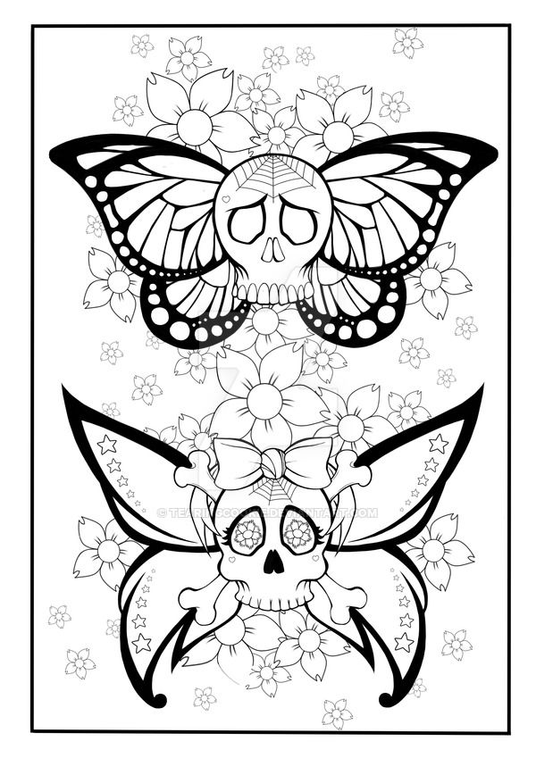 Add Ink Coloring Pages 600x849 Add Ink Coloring Pages