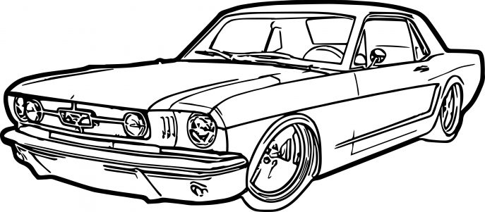 Car Coloring Pages 687x301 Car Coloring Pages
