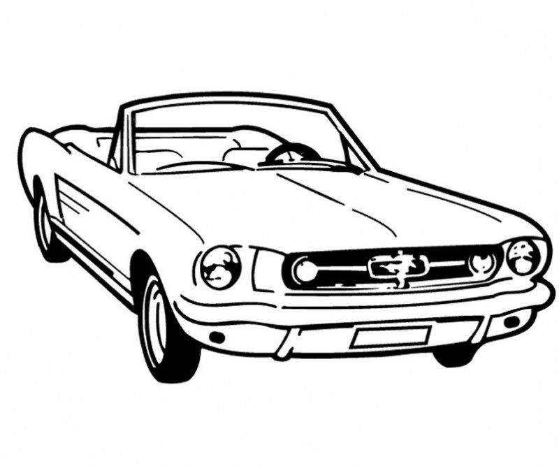 Cool Mustang Cars Coloring Pages Coloring Pages