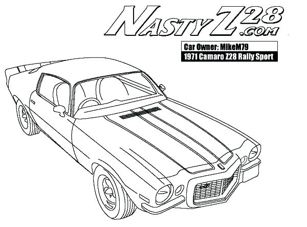 600x443 Camaro Coloring Page Color This In Red Hummer Chevrolet Camaro