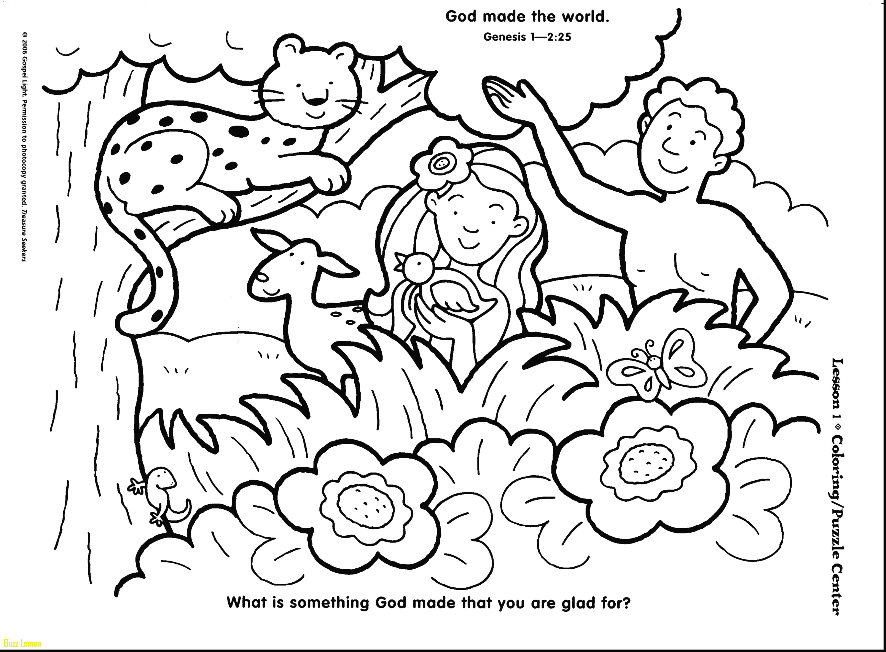 3624x2667 Creation Day 7 Coloring Page Awesome Fantastic Day Creation