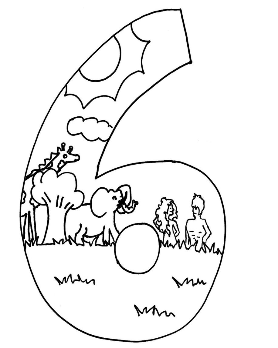 916x1148 Immediately Days Of Creation Coloring Pages Free The First Day