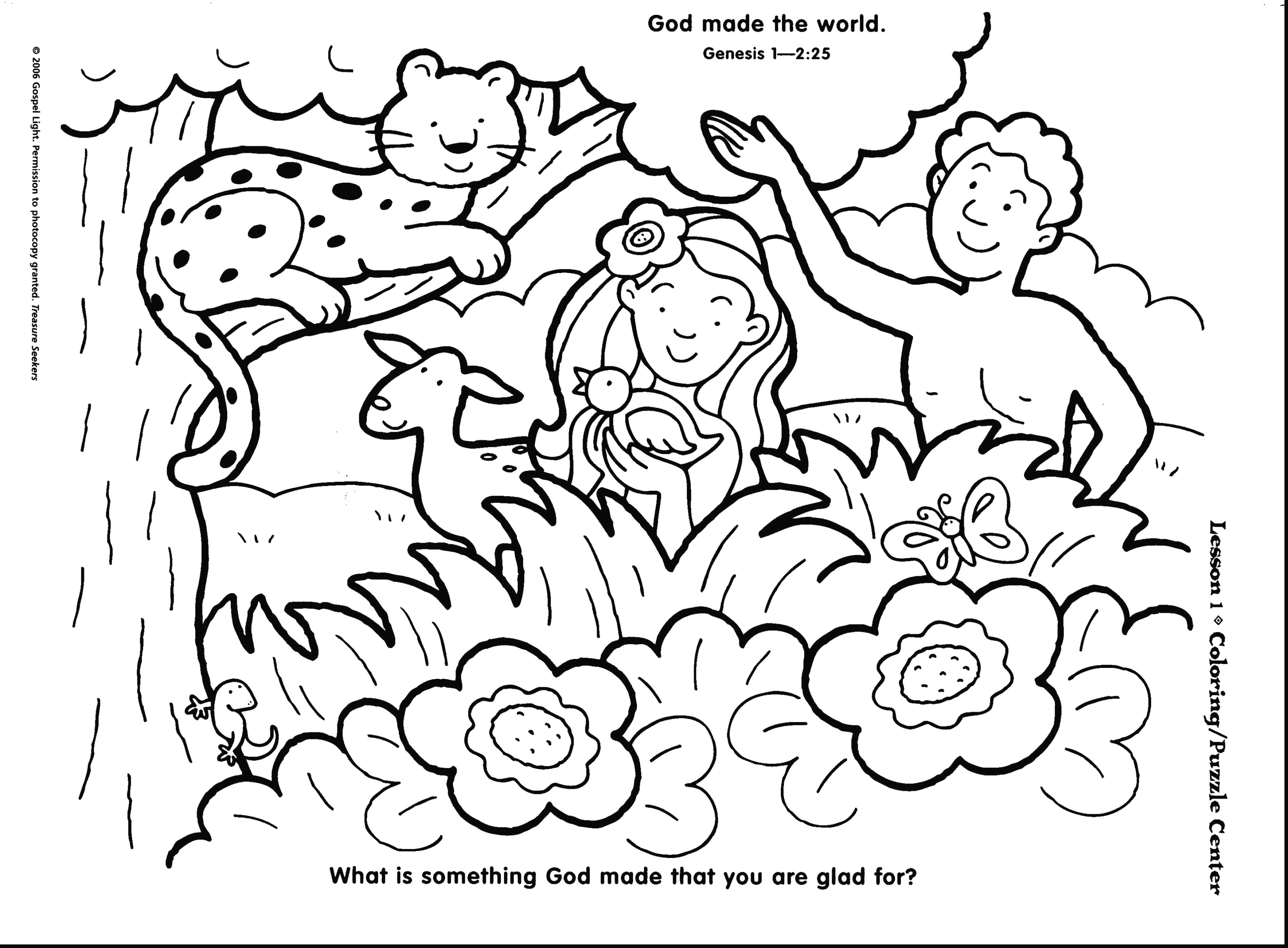 3624x2667 Miracle Days Of Creation Coloring Pages With Seven Early Printable