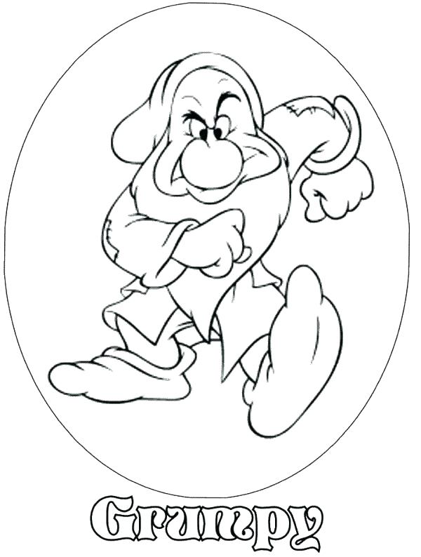 7 Dwarfs Coloring Pages Snow White And The Seven Dwarfs Coloring 600x794 7 Dwarfs Coloring Pages Snow White And The Seven Dwarfs Coloring