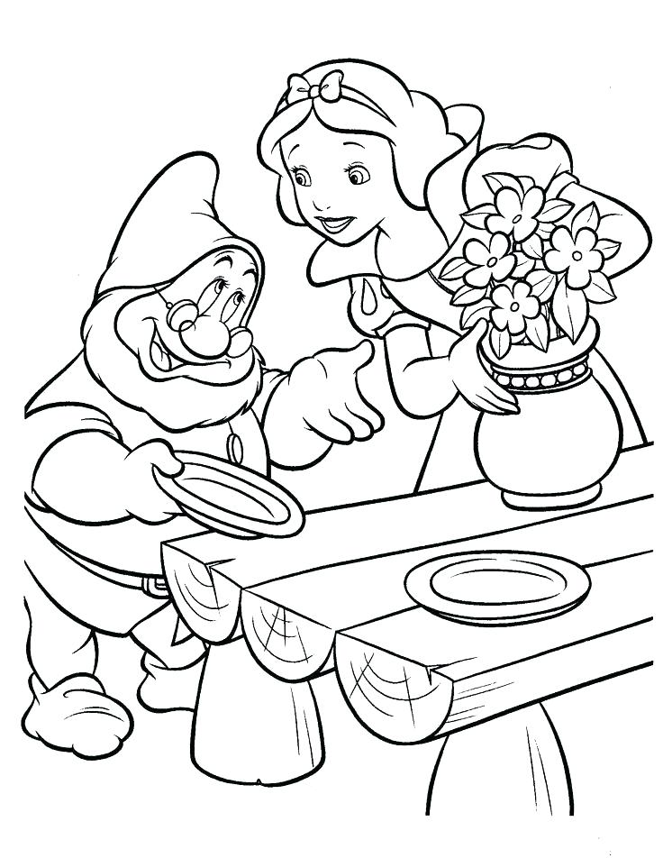 7 Dwarfs Coloring Pages 7 Dwarfs Coloring Pages Snow White And 736x952 7 Dwarfs Coloring Pages 7 Dwarfs Coloring Pages Snow White And