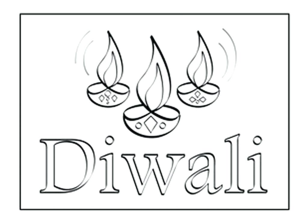 Diwali Coloring Pages Colouring Pages Family Holiday Guide 1024x747 Diwali Coloring Pages Colouring Pages Family Holiday Guide
