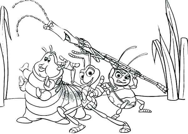 600x427 A Bugs Life Coloring Pages Bugs Life Coloring Pages A Bugs Life