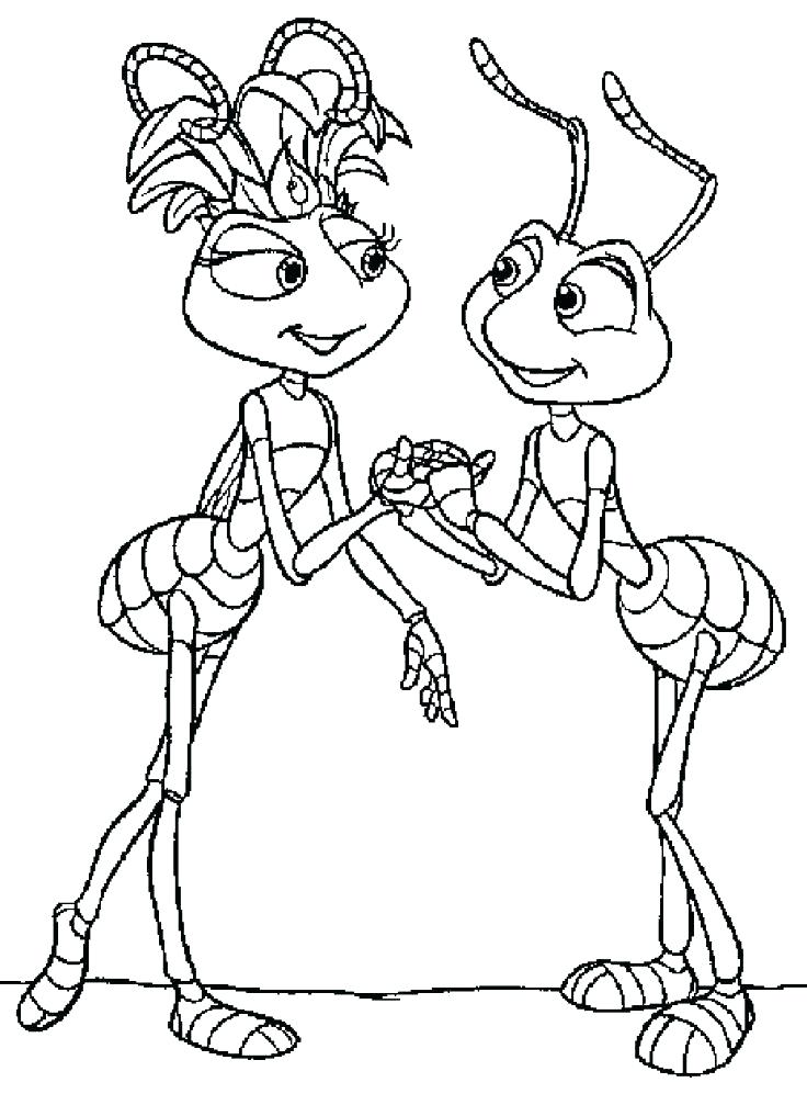 736x997 A Bugs Life Coloring Pages Free A Bugs Life Coloring Page A Bugs