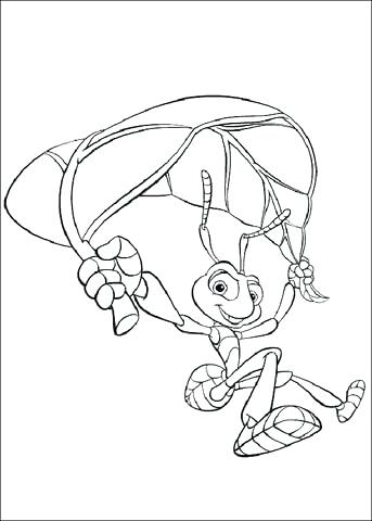 343x480 A Bugs Life Coloring Pages To Download And Print For Free Free