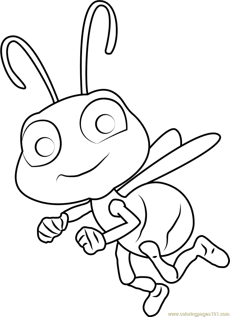 800x1103 Dot From Bugs Life Coloring Page