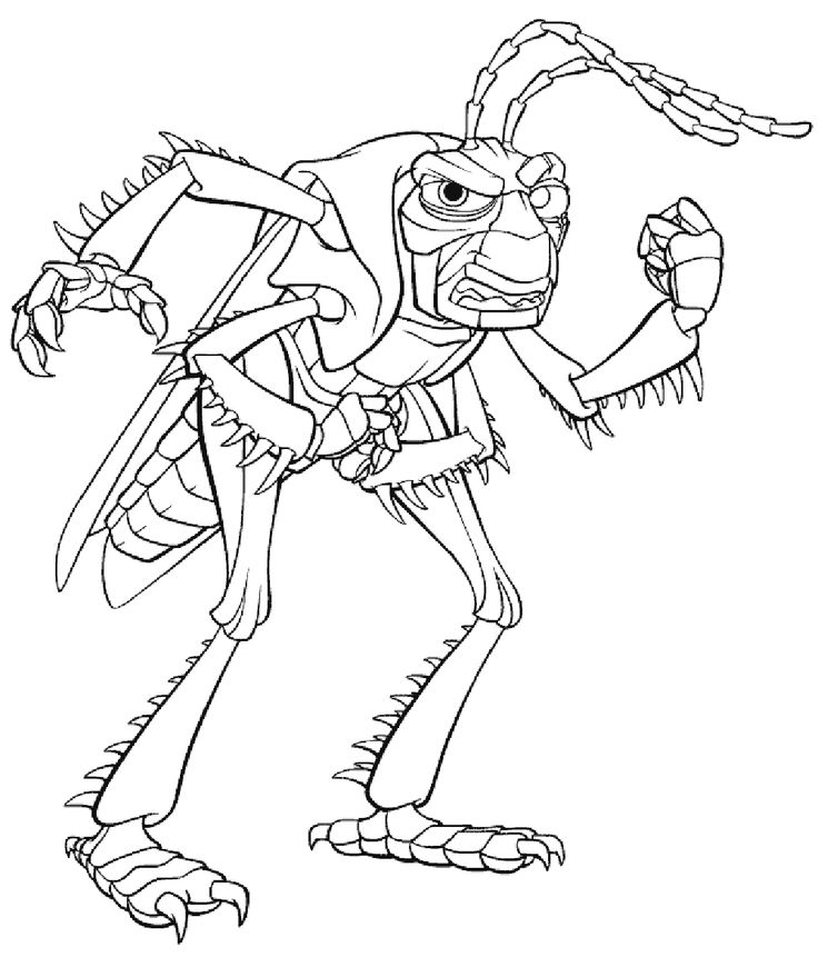 736x861 22 Mejores De A Bug's Life Coloring Pages En