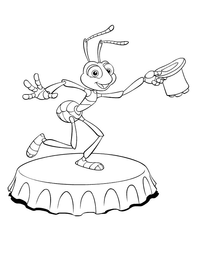 660x847 33 Best A Bug's Life Colouring Pages Images