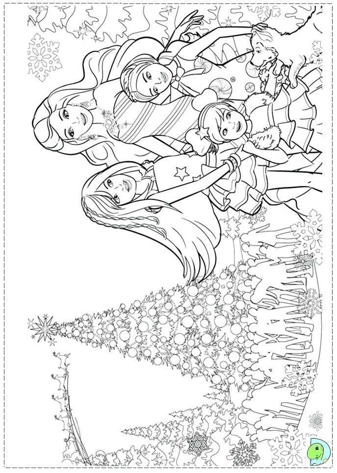 687x962 Barbie Christmas Coloring Pages Barbie Coloring Pages To Print