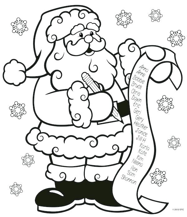 600x695 Best Christmas Coloring Pages S Christmas Coloring Pages To Print