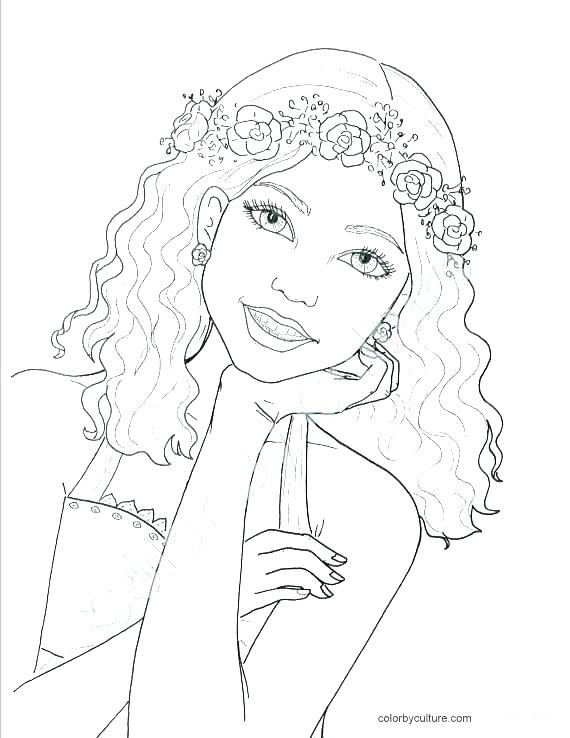 570x738 Coloring Page For Girls Professional