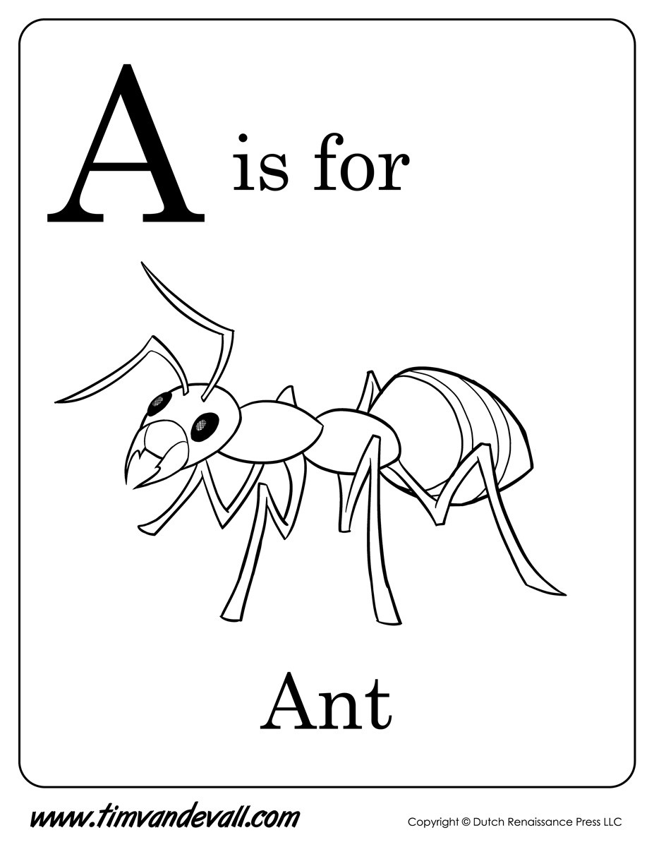 A Is For Ant Coloring Page Tim S Printables Brilliant Ants Pages 927x1200 A Is For Ant Coloring Page Tim S Printables Brilliant Ants Pages
