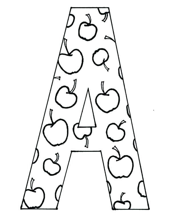 A Is For Apple Coloring Page Nd Kindergrten S Apple Coloring Page 600x778 A Is For Apple Coloring Page Nd Kindergrten S Apple Coloring Page