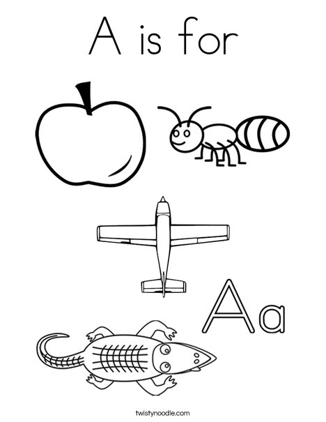 A Is For Coloring Page 468x605 A Is For Coloring Page
