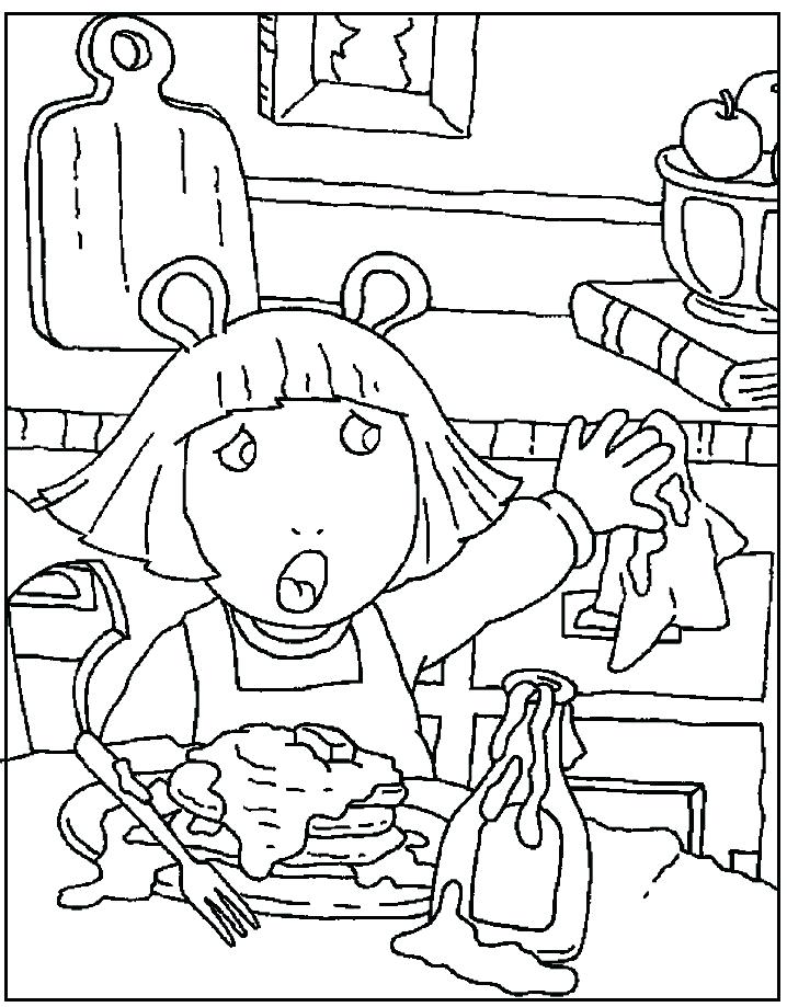 718x919 Arthur Coloring Pages Coloring Page Arthur Aardvark Coloring Pages