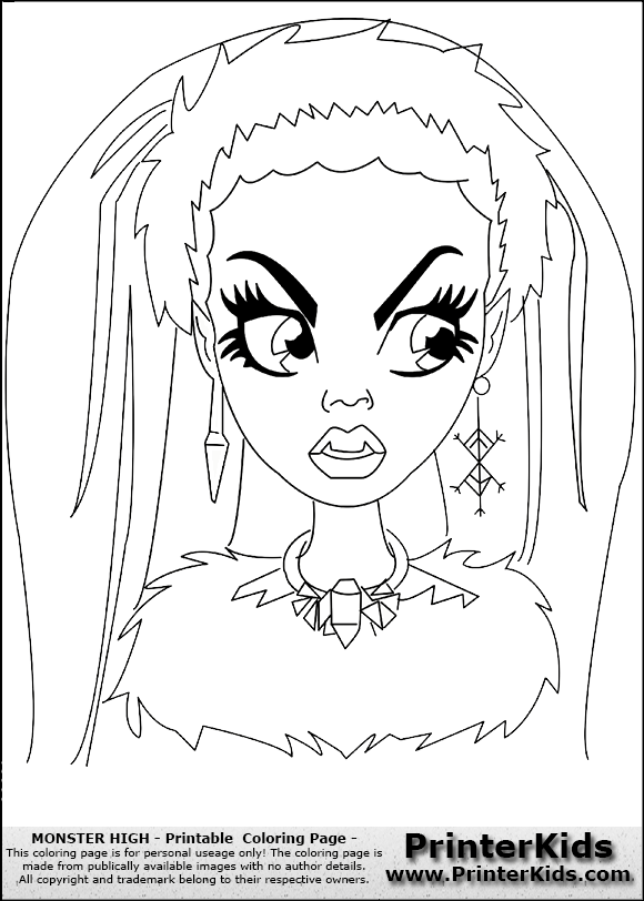 580x812 Abbey Bominable Close Up Coloring Page