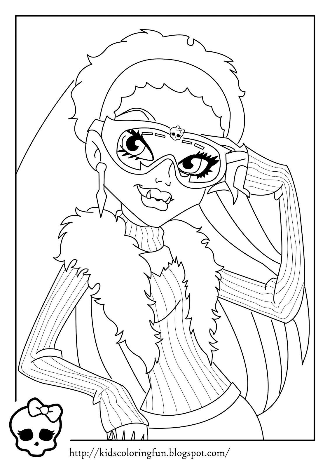 1131x1600 Monster High Coloring Pages Monster High Coloring