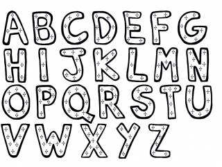 320x240 Coloring Abc Letters Alphabet Coloring Pages 2 Coloring Kids