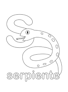 238x320 Spanish Alphabet Coloring Pages