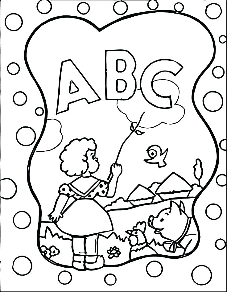736x947 Coloring Pages Abc Pictures To Color Coloring Page Free Alphabets