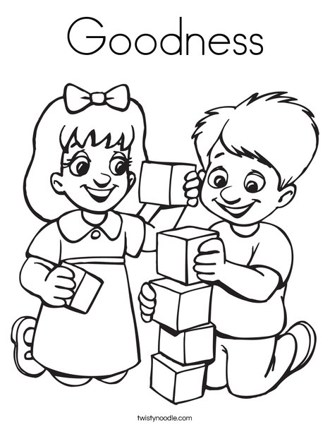 468x605 Goodness Coloring Page