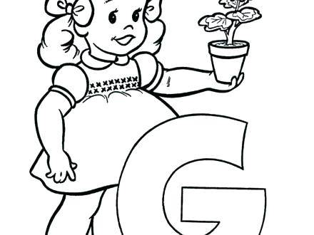 Letter Coloring Pages Kindergarten G Sheets Page Home F 440x330 Letter Coloring Pages Kindergarten G Sheets Page Home F