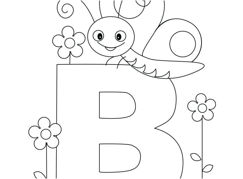 Alphabet Coloring Pages Printable Free Animal Alphabet Letter B Is 827x609 Alphabet Coloring Pages Printable Free Animal Alphabet Letter B Is