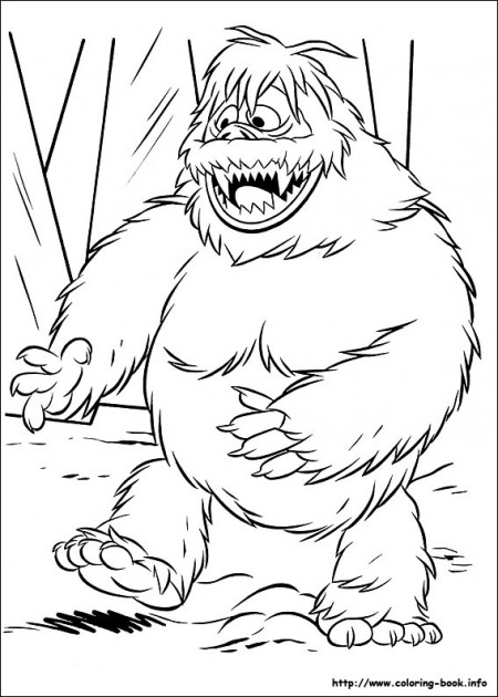 450x630 Abominable Snowman Coloring Pages. Abominable Snowman Coloring
