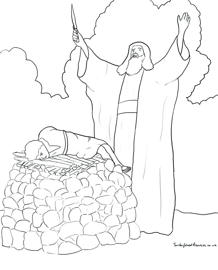 736x911 Abraham And Isaac Coloring Page And Coloring Page Offers Coloring
