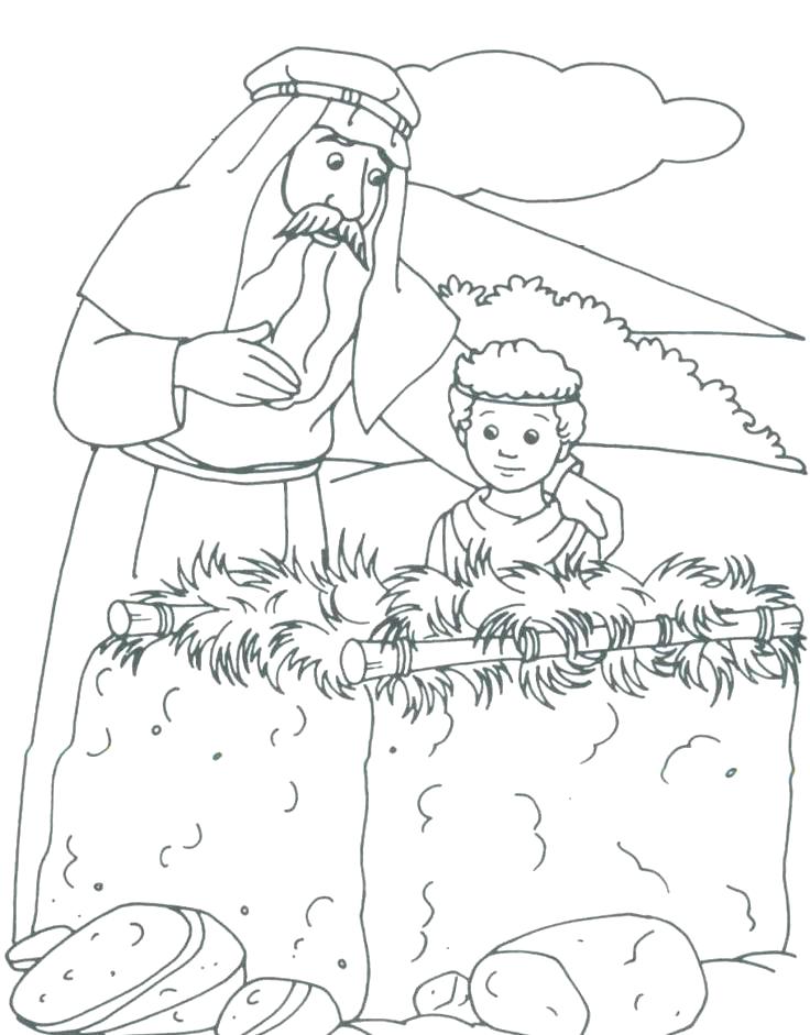 736x941 Abraham And Isaac Coloring Page And Coloring Pages By Altar