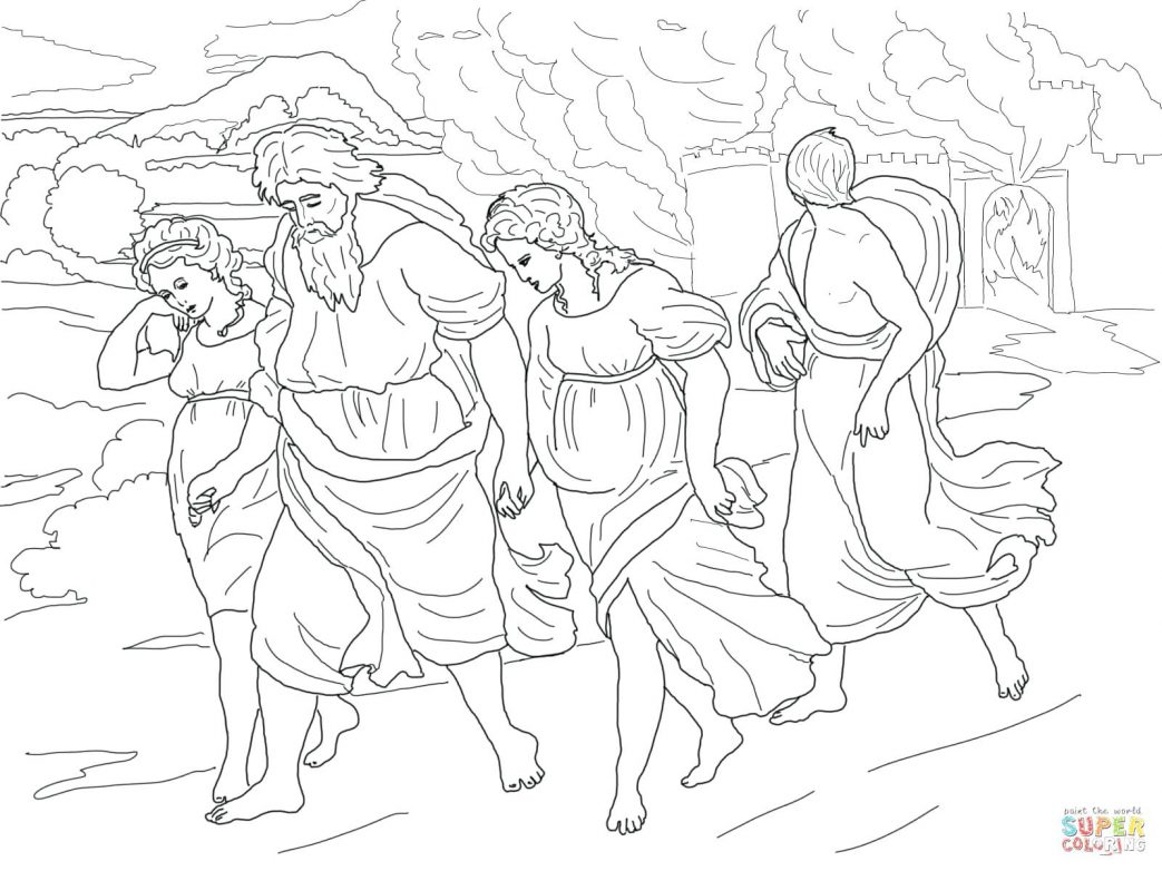 Abraham And Lot Coloring Page at GetColorings.com | Free printable ...