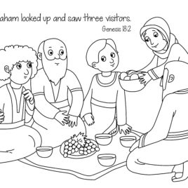 Bible Coloring Sheets Abraham And Sarah Archives 268x268 Bible Coloring Sheets Abraham And Sarah Archives